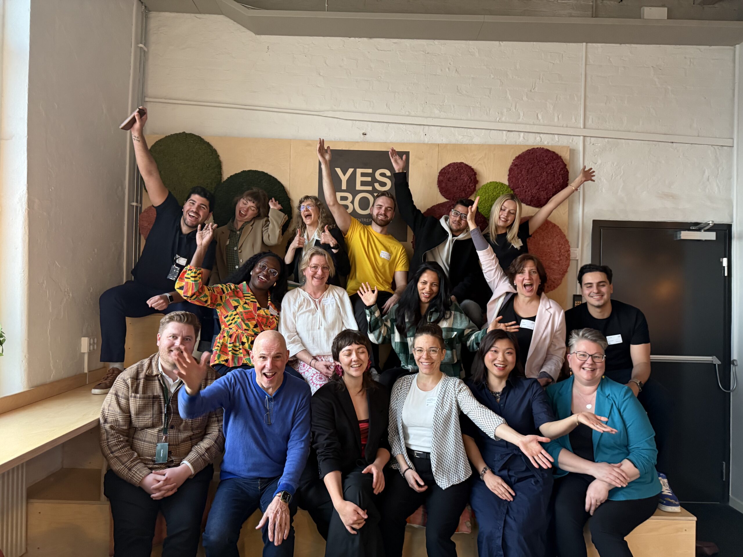 A group of happy people