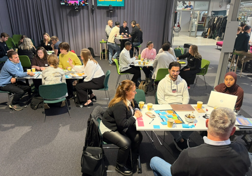 Aktivitet med studenter, workshop, Kompetenskraft Skaraborg